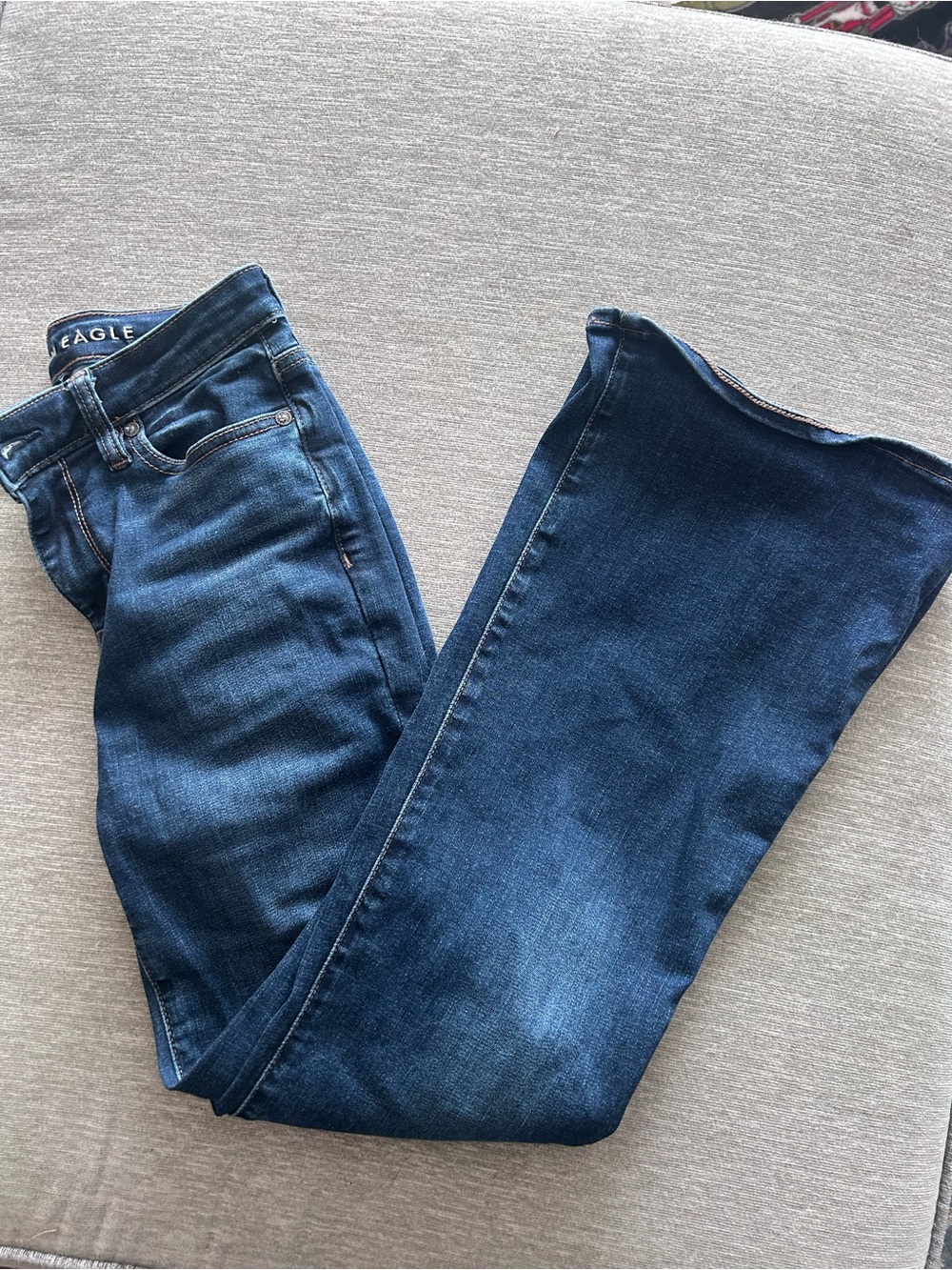 Size 0 high waisted AE flare jeans